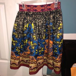 3/4 length multi-colored boutique skirt